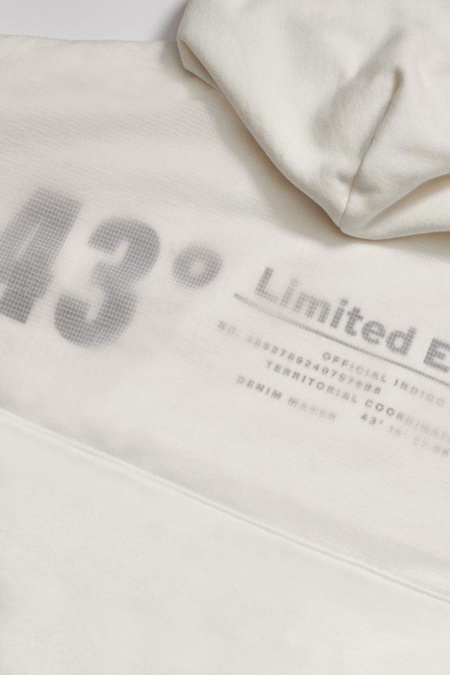 Sweat à capuche Brunobo vanille