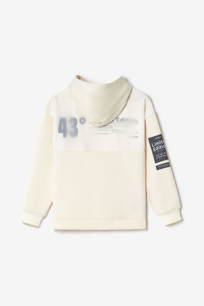 Sweat à capuche Brunobo vanille