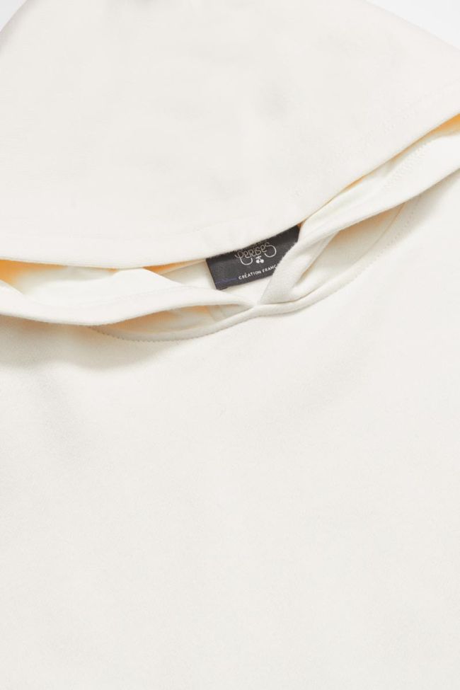 Sweat à capuche Brunobo vanille