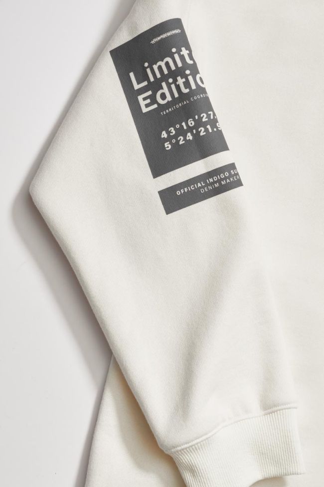 Sweat à capuche Brunobo vanille