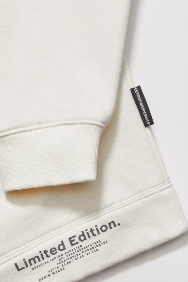 Sweat à capuche Brunobo vanille