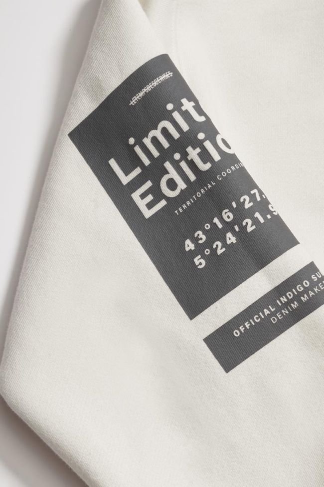 Sweat à capuche Brunobo vanille