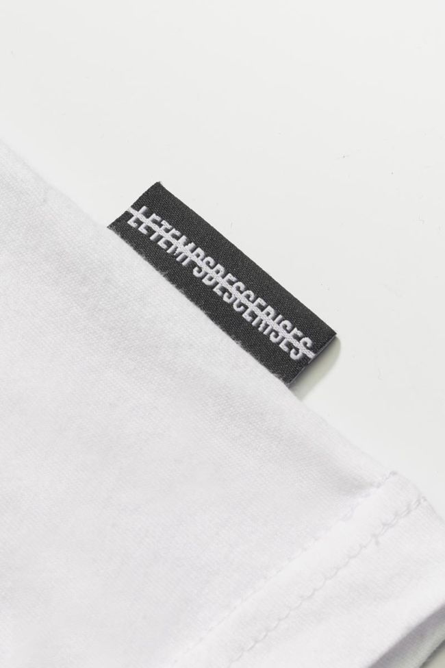 T-shirt Hirabo blanc imprimé