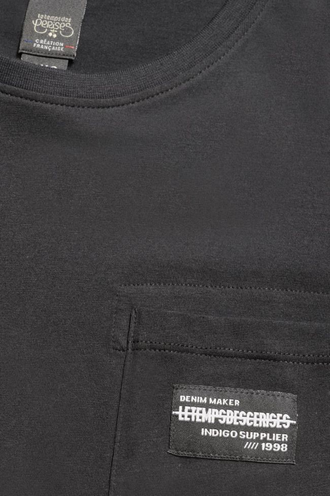 T-shirt manches longues Teobo noir