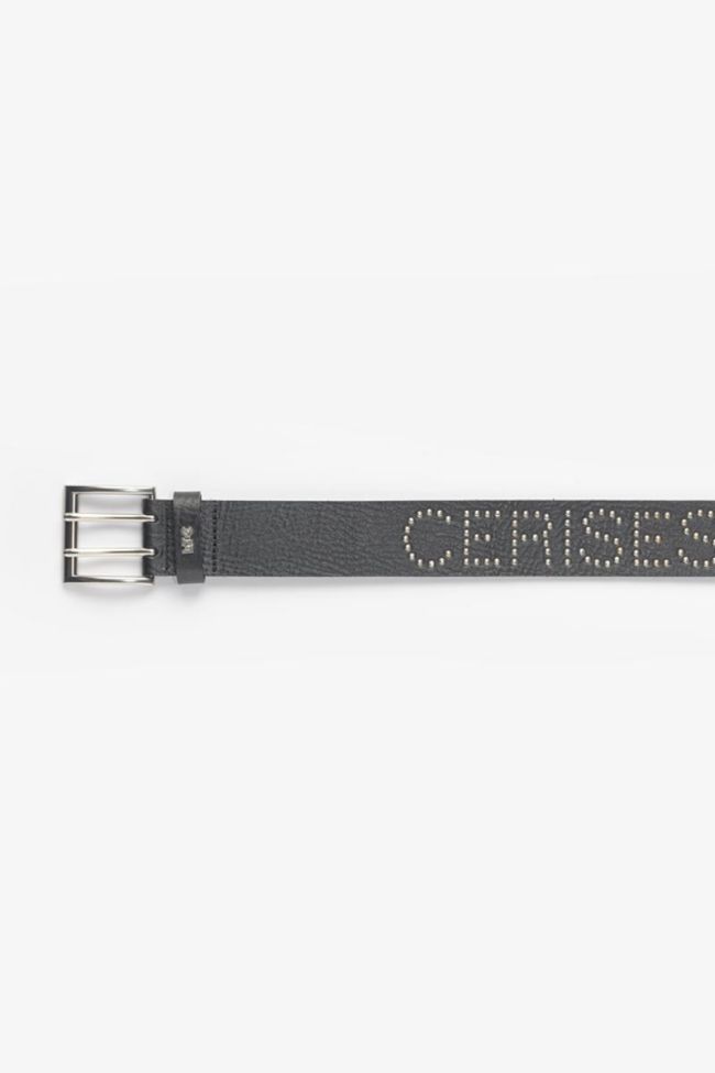 Ceinture Clouty en cuir noir clouté