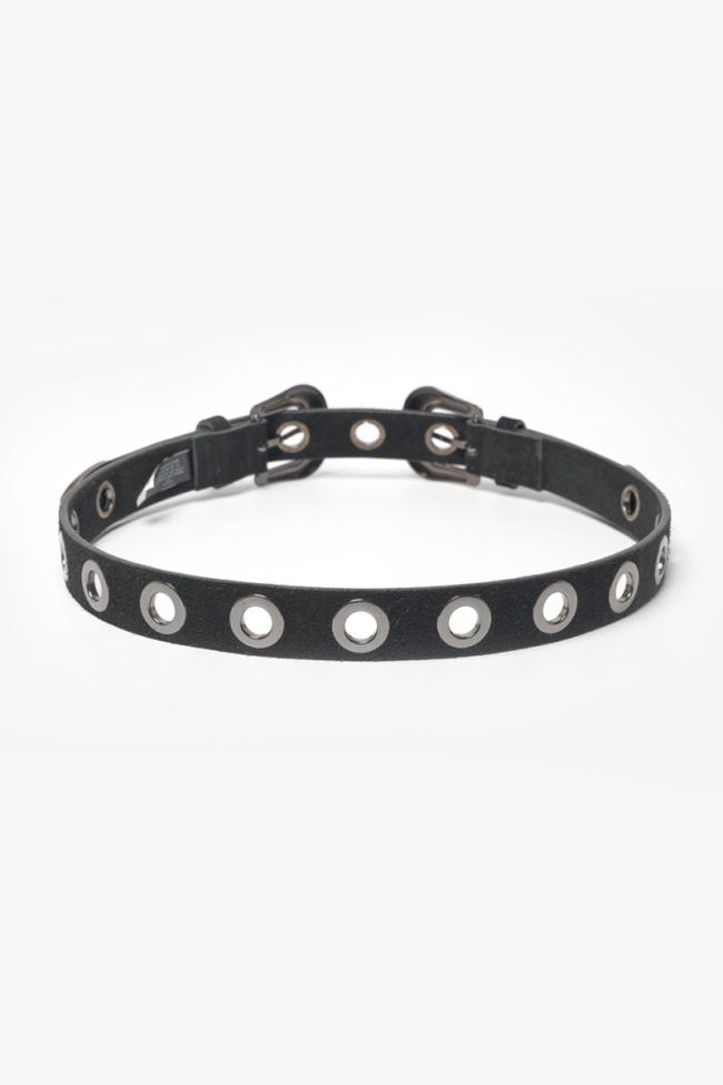 Ceinture Esera en cuir noir