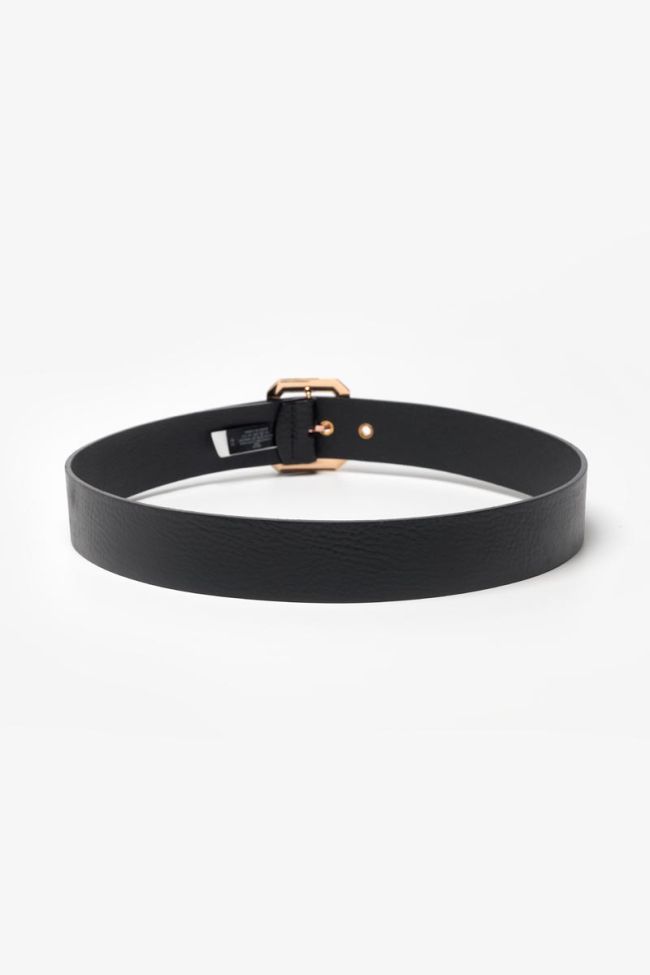 Ceinture Julia en cuir noir