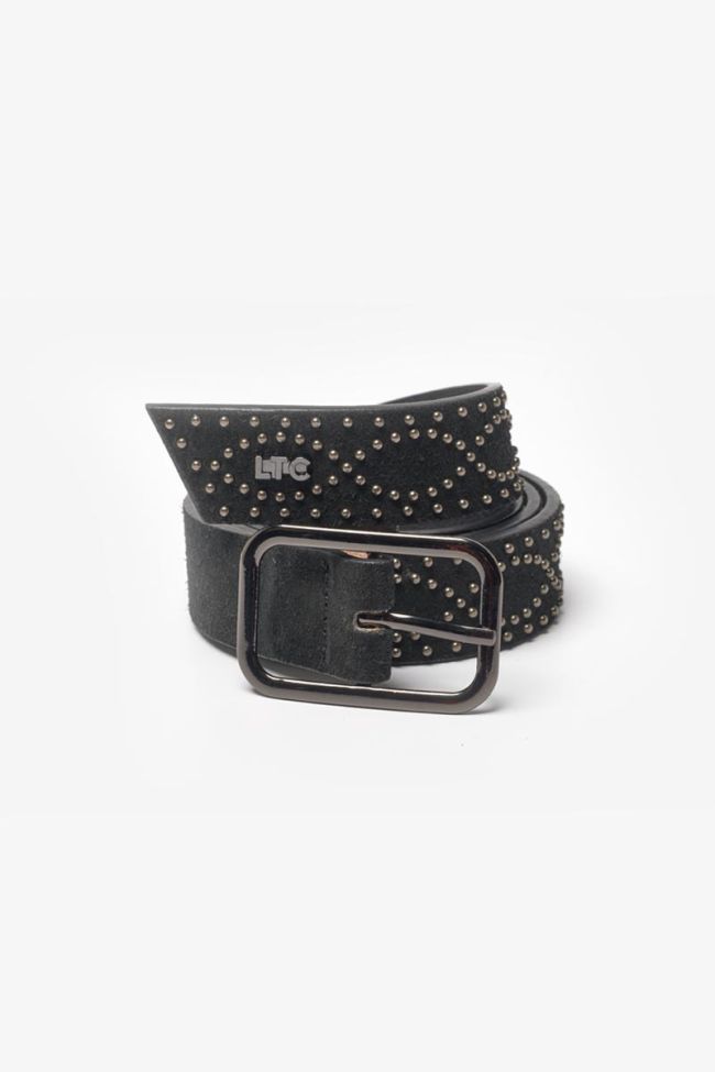 Ceinture Tinto en cuir noir