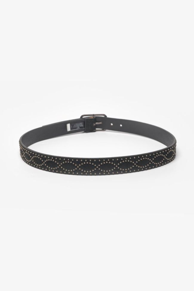 Ceinture Tinto en cuir noir