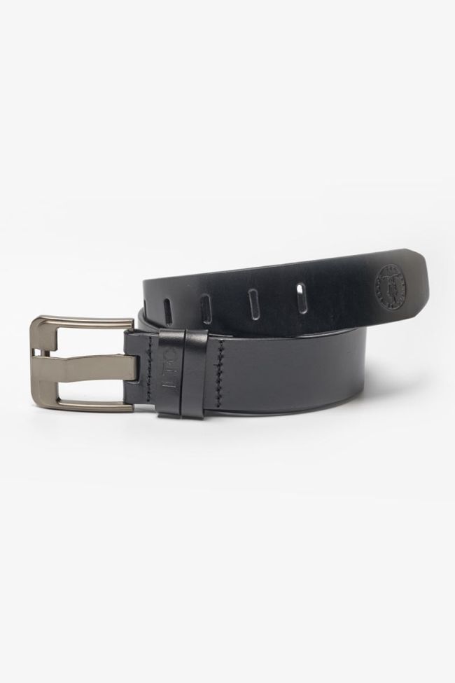Ceinture Ostra en cuir noir