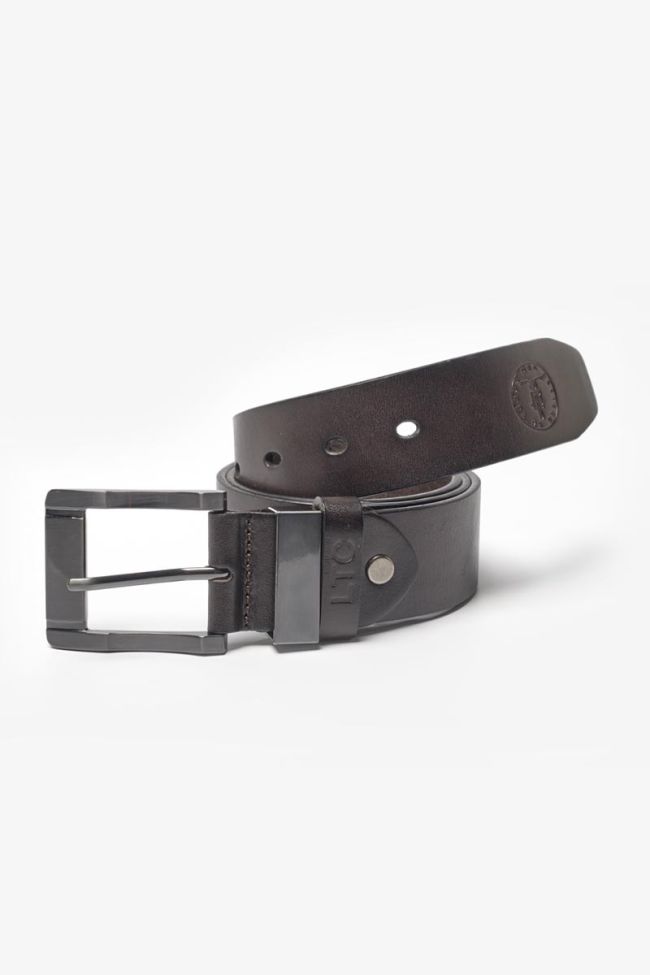 Ceinture Pegas en cuir marron