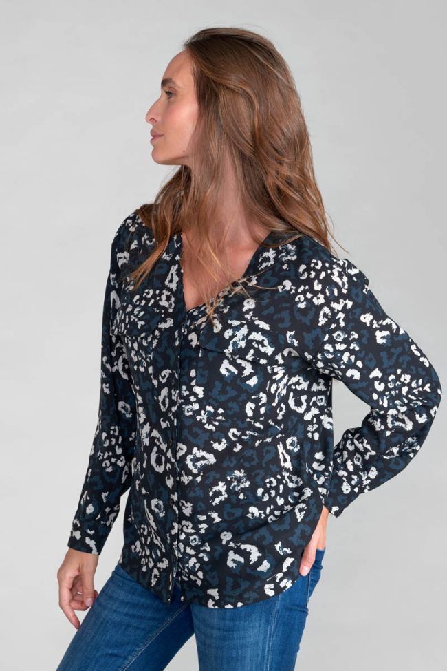 Chemise Briac à motif léopard