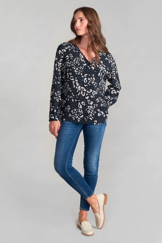 Chemise Briac à motif léopard