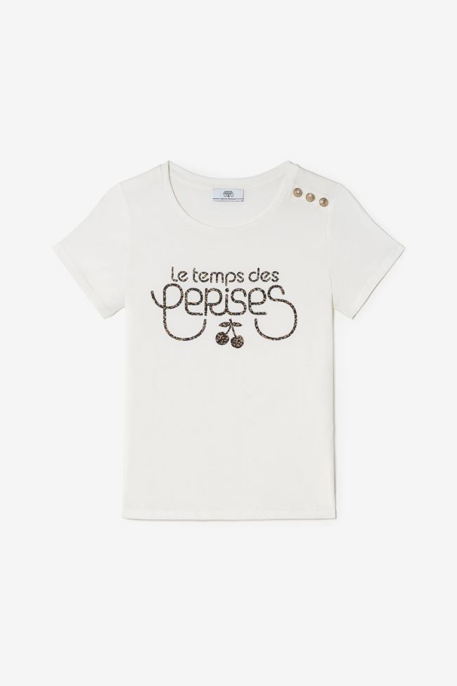 T-shirt Carole blanc imprimé