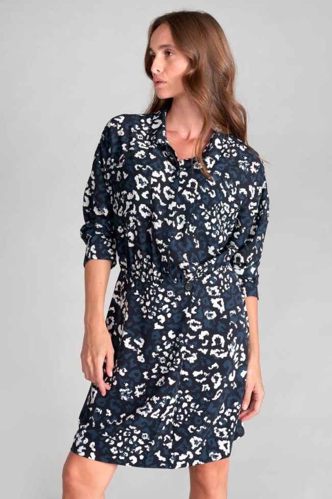 Robe Evann à motif léopard