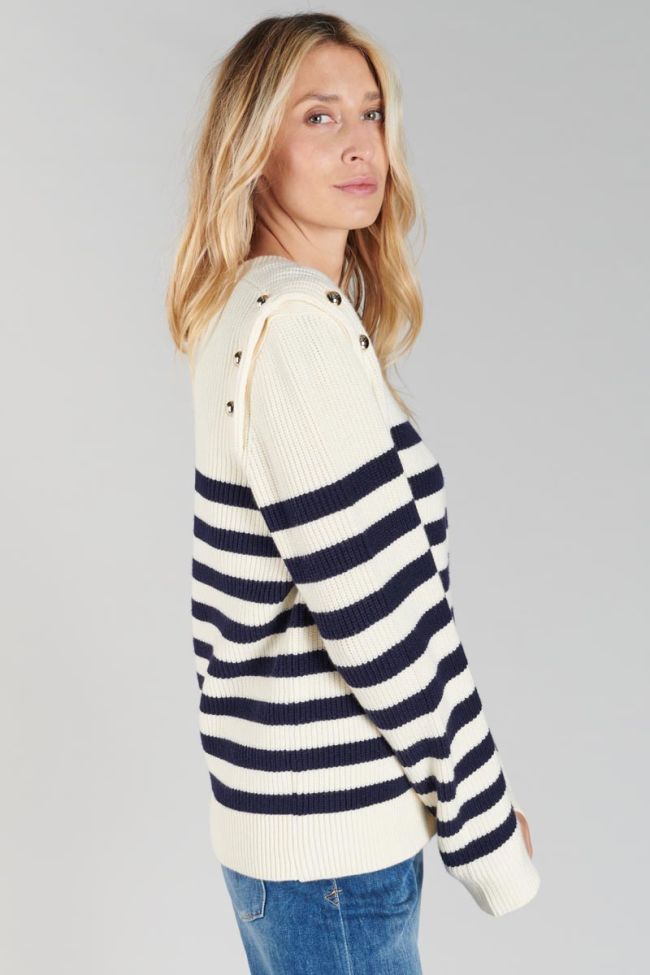 Pull Fania marinière