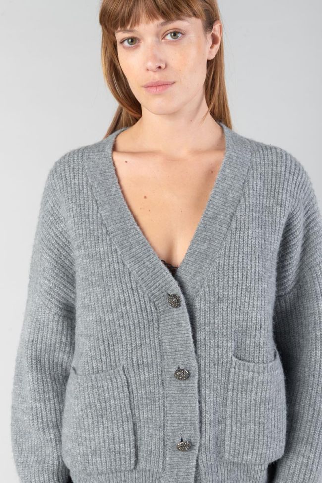 Cardigan Huna gris