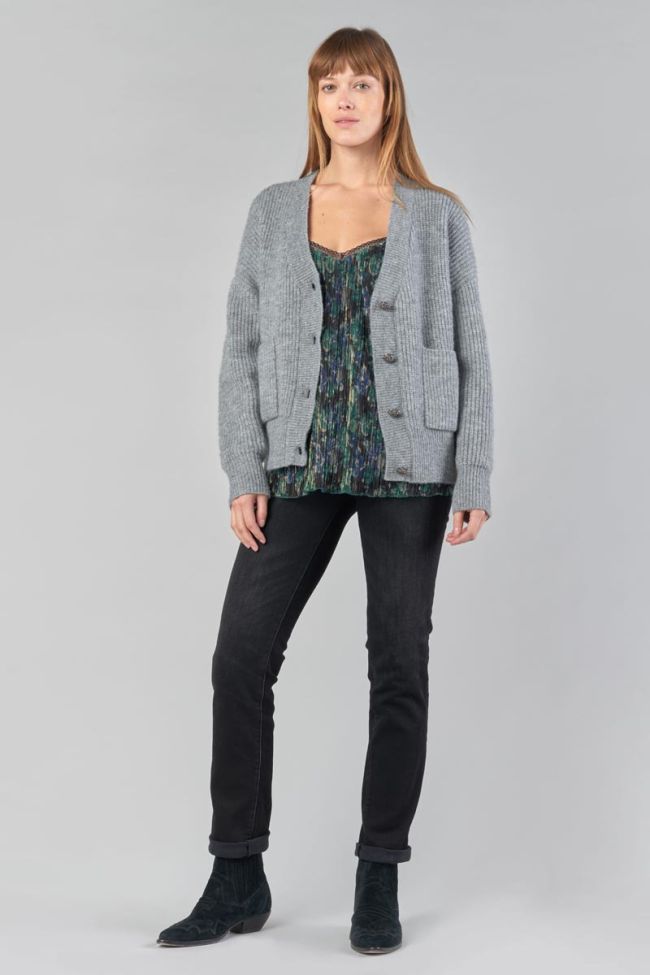 Cardigan Huna gris