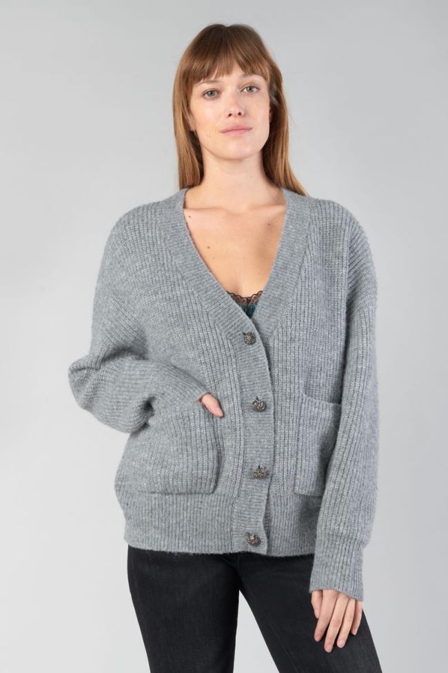 Cardigan Huna gris
