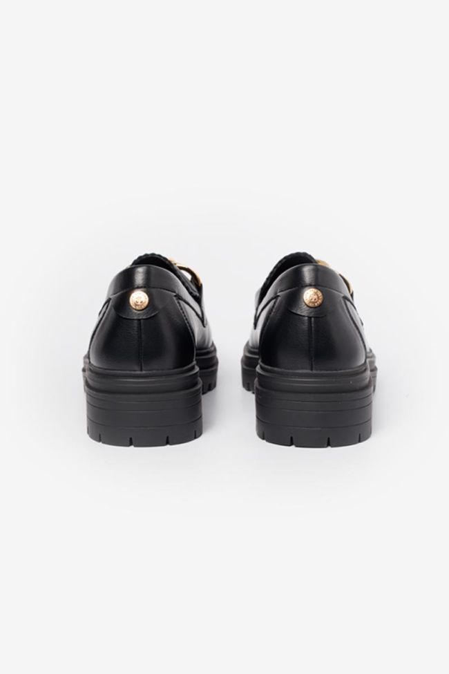 Mocassins June noirs à plateforme