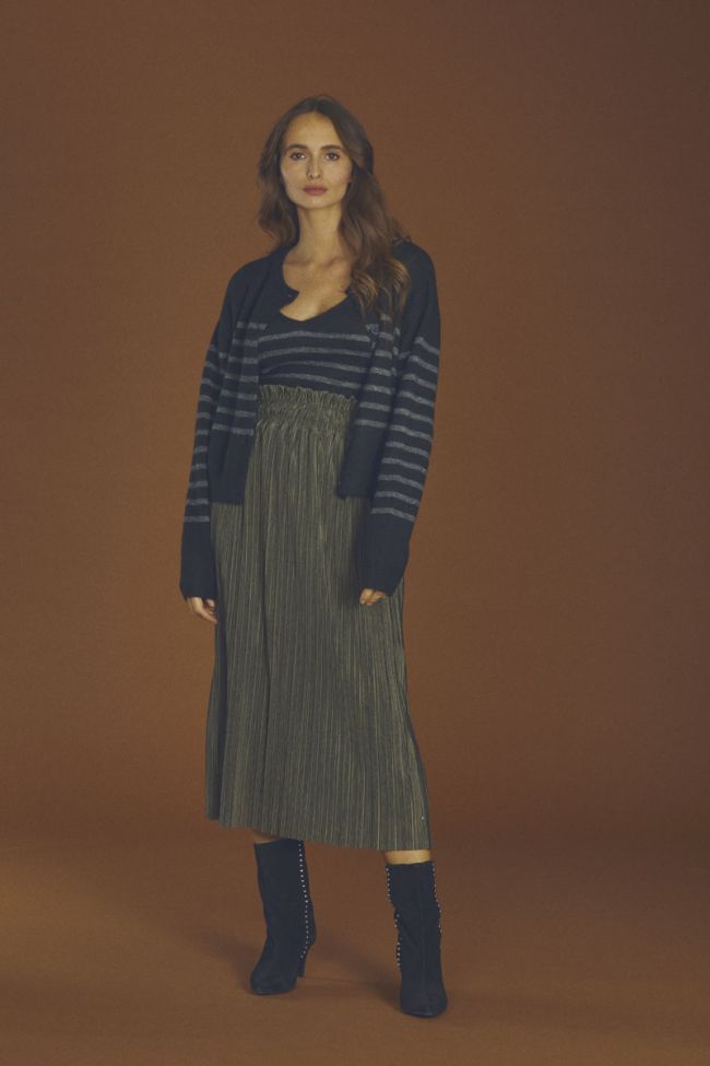 Jupe longue Karoli kaki