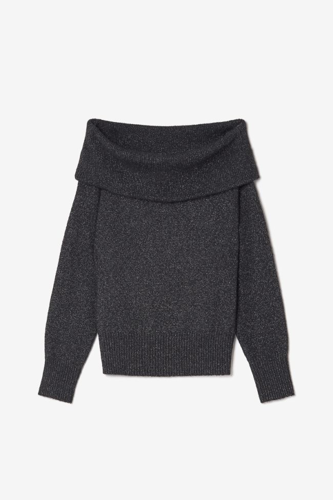 Pull Kenai noir et argenté
