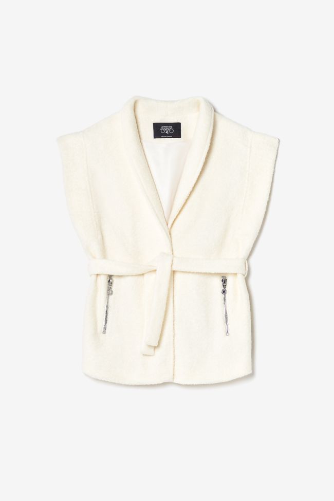 Veste sans manches Kida crème