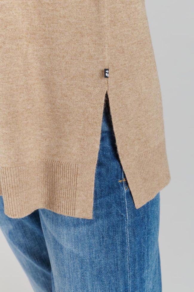 Pull Ksenia en laine alpaga mélangée latte