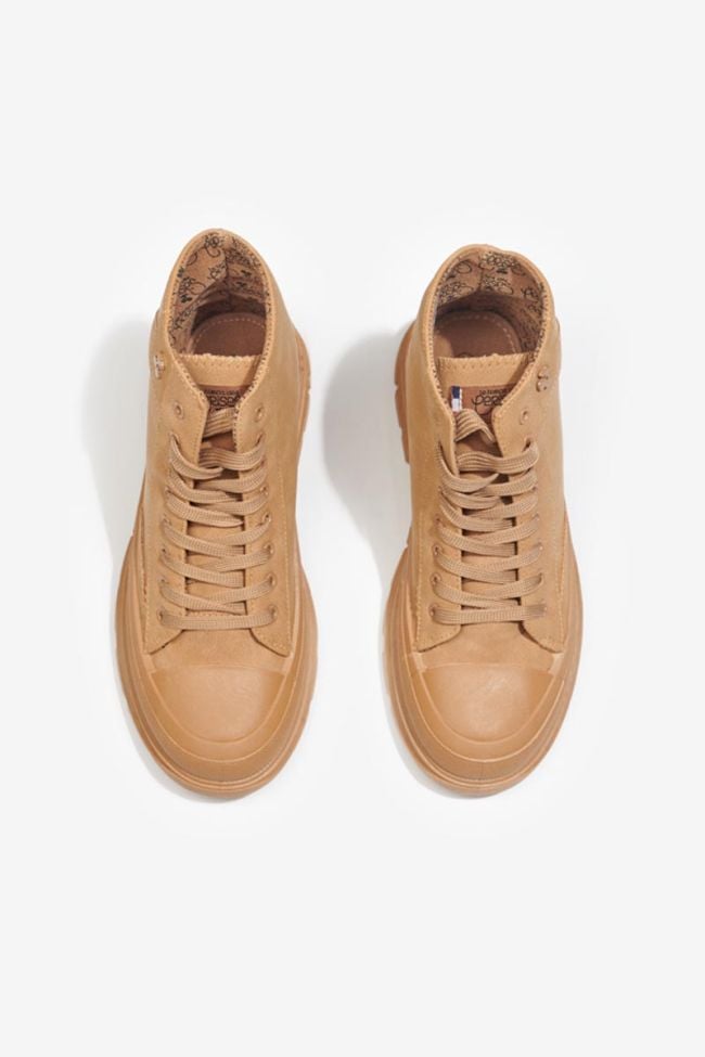 Baskets montantes Lina camel 