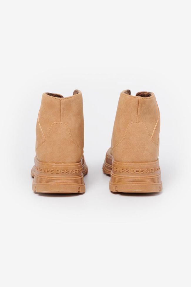 Baskets montantes Lina camel 