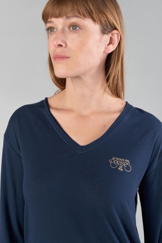 T-shirt manches longues Longvtra bleu nuit
