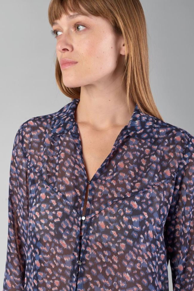 Chemise Luz à motif léopard