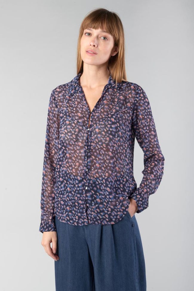 Chemise Luz à motif léopard