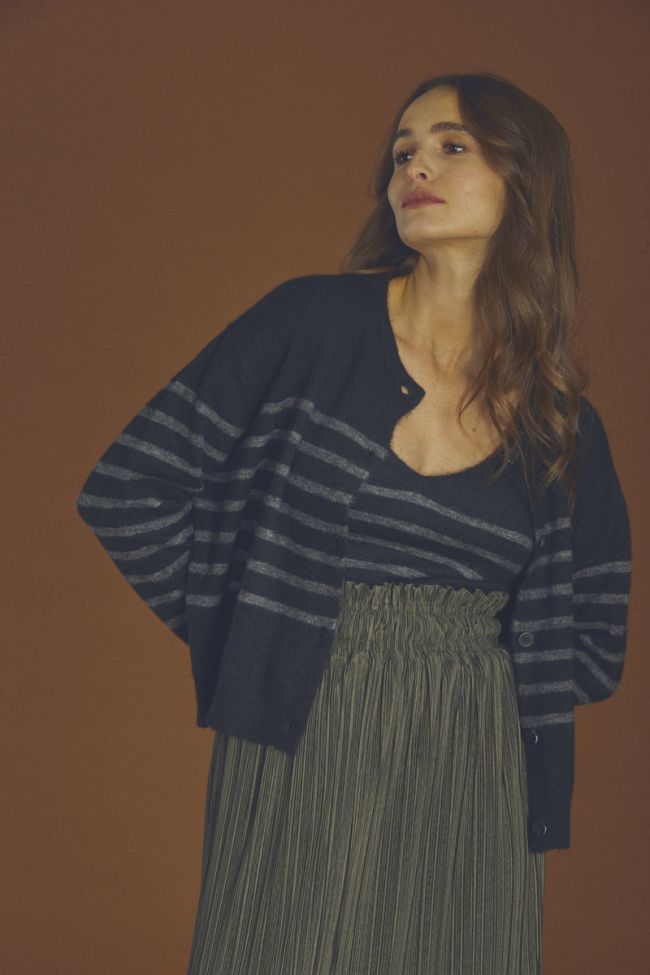 Cardigan Morka en laine mélangée