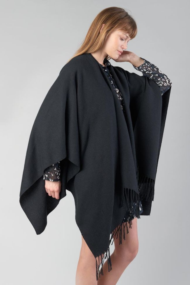 Poncho Pili noir