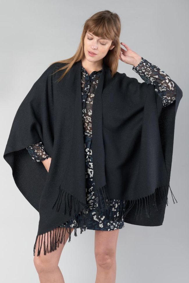 Poncho Pili noir