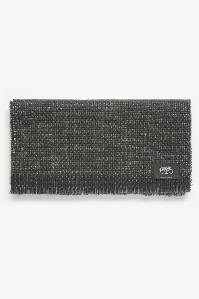 Echarpe Poppa noire irisée