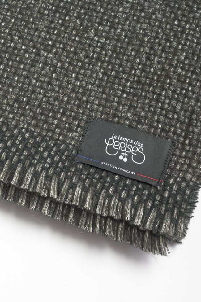 Echarpe Poppa noire irisée