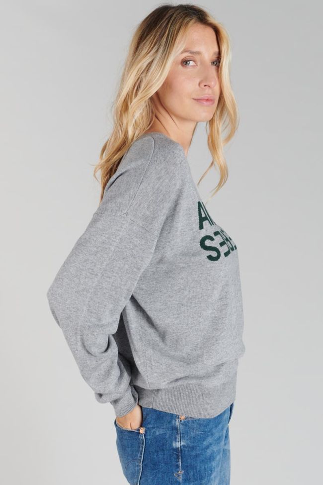 Pull Spiro gris