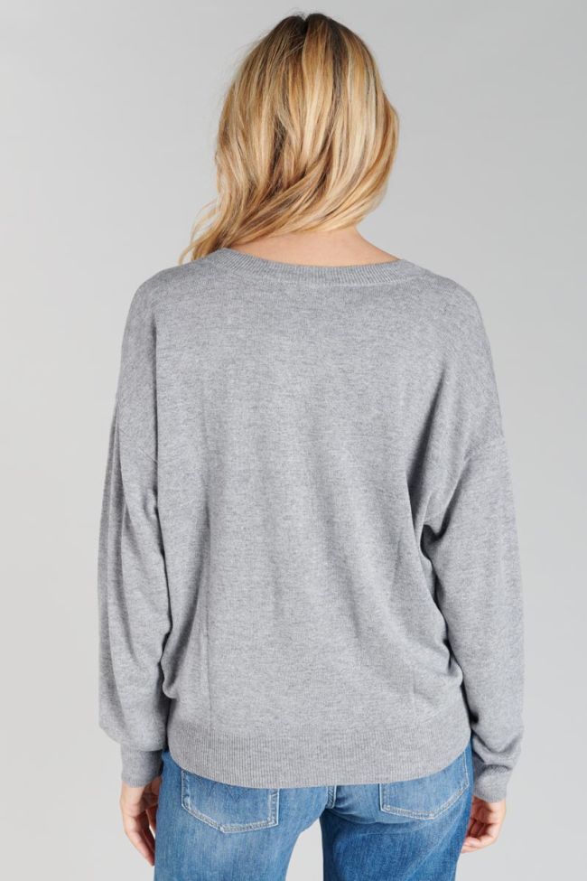 Pull Spiro gris