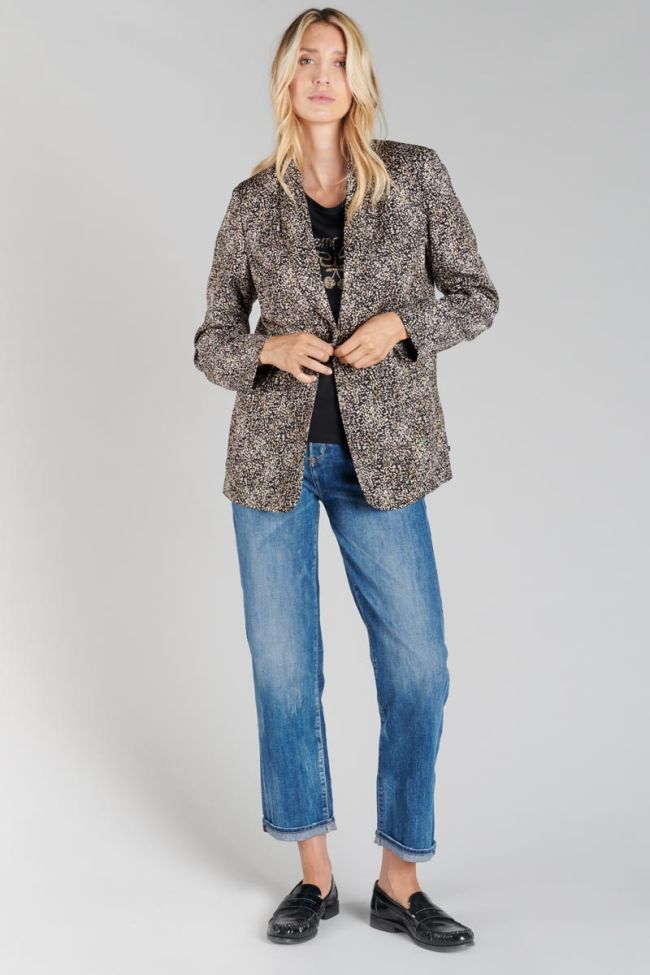 Veste blazer Talhia noir à motif