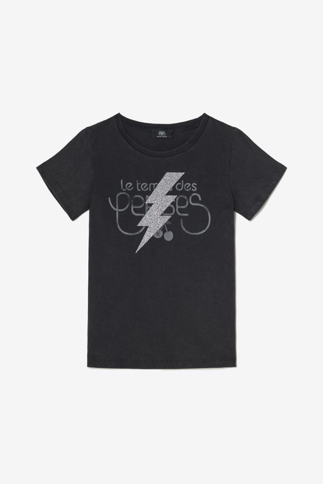 T-shirt Tonito noir imprimé