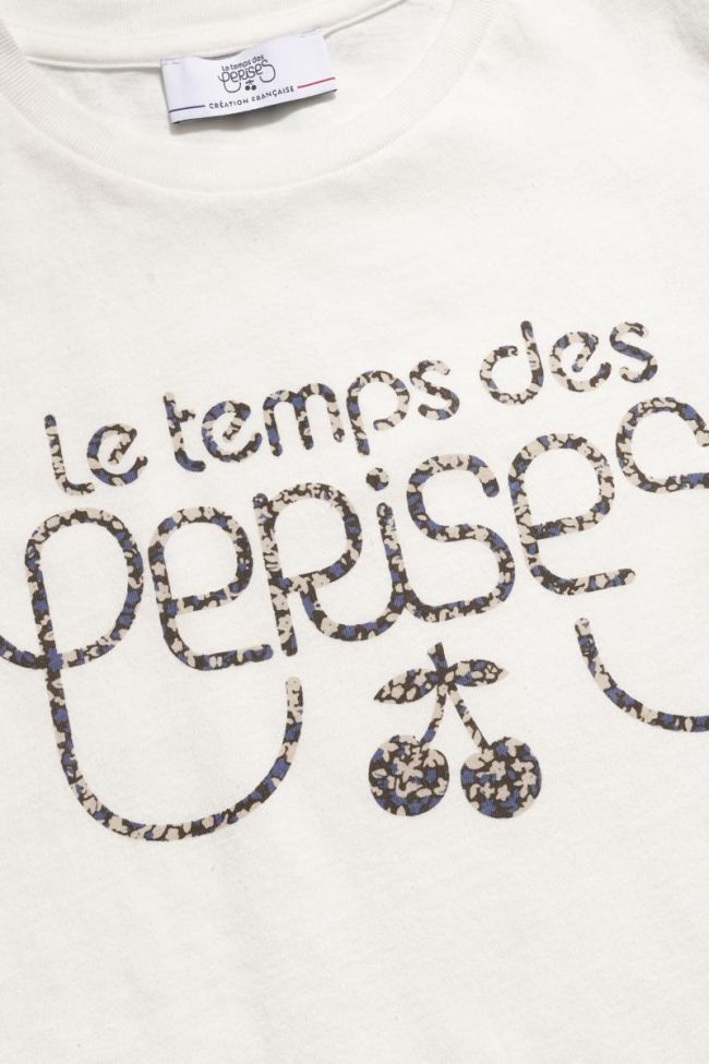 T-shirt Mamougi écru imprimé