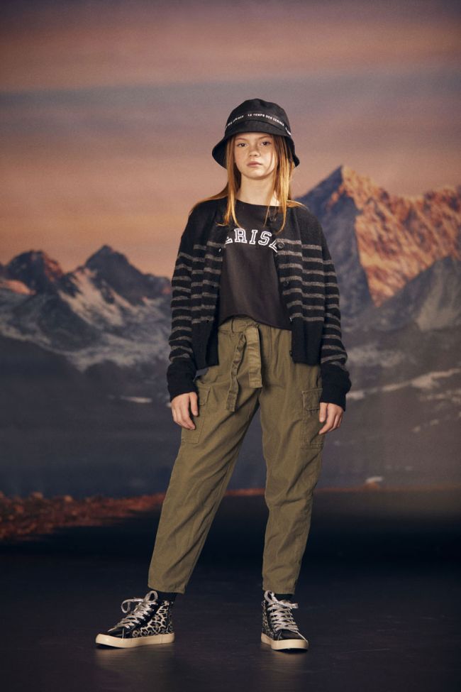 Pantalon cargo Mila kaki