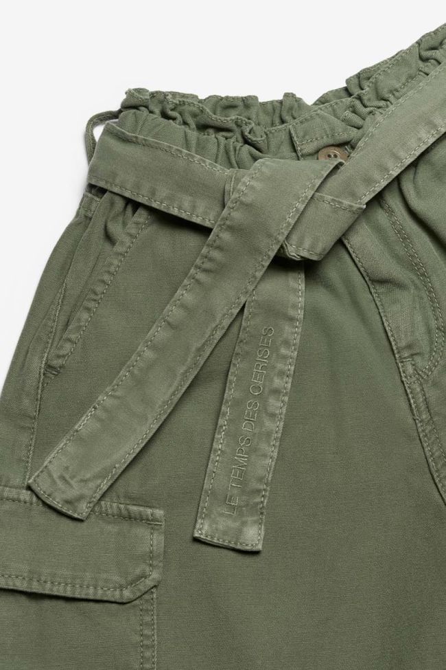 Pantalon cargo Mila kaki