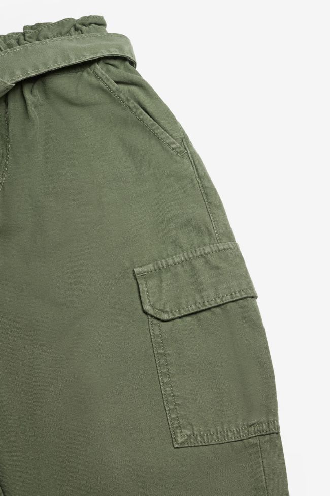 Pantalon cargo Mila kaki