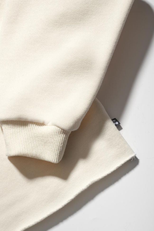 Sweat court Molliegi crème