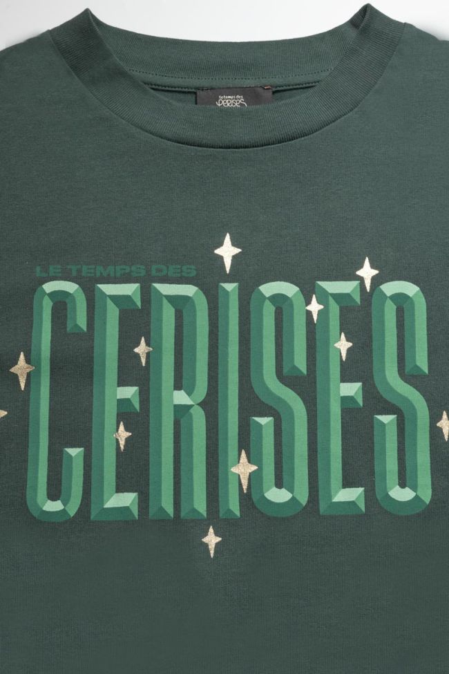 T-shirt Priahgi vert bouteille