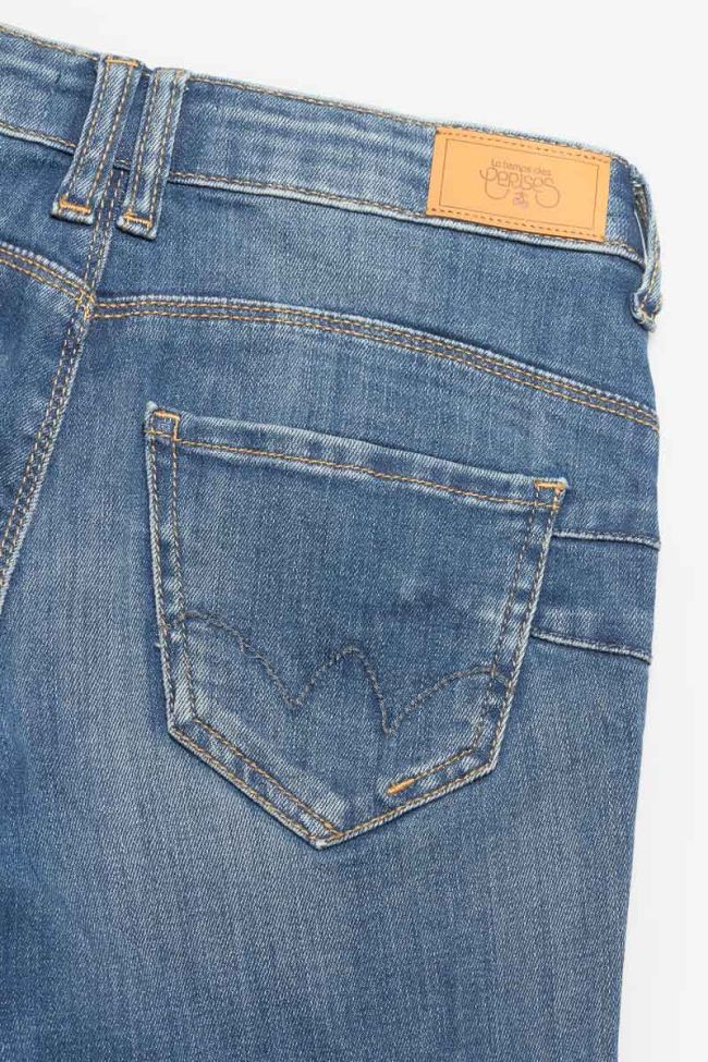 Jeans pulp regular taille haute bleu N°3