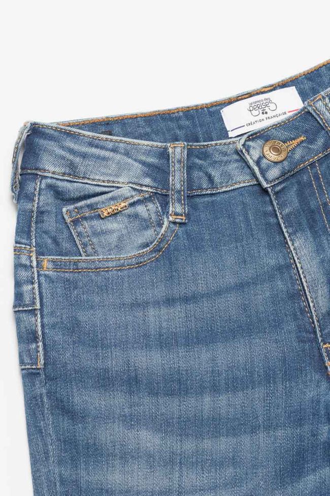 Jeans pulp regular taille haute bleu N°3